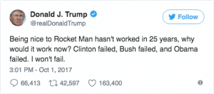 Rocket Man Tweet